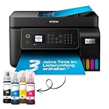 Epson EcoTank ET-4800 A4-Multifunktions-Wi-Fi-Tintentankdrucker, mit einem im...