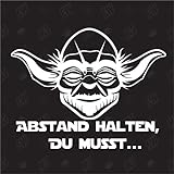 Abstand halten, du musst - Star Wars Sticker