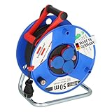 Brennenstuhl Garant IP44 Kabeltrommel (50m, Spezialkunststoff, kurzfristiger...