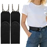 2 Stück Gürtel Ohne Schnalle Für Herren Damen, Elastischer Gürtel Taktischer...