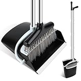 Besen und Kehrschaufel Set Aufrecht Besen und Schaufel mit Teleskopstiel,...