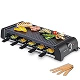 Korona 45060 Raclette für 10 Personen | XXL-Raclette mit 10 Pfannen &...