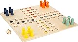 small foot Ludo XL aus Holz für Vier Spieler, Gesellschaftsspiel für die ganze...