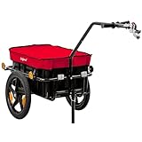 Zelsius Fahrradanhänger Transport | 68 Liter | Transportwagen, Fahrradwagen,...