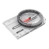 Silva Kompass Outdoor - Kartenkompass Starter 1-2-3 Black - Für Anfänger &...