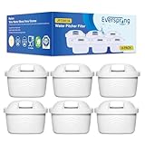 EVERSPRING Wasserfilter Kompatibel mit Brita Maxtra+, Maxtra Plus,Mavea,Anna...