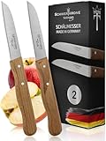 Schwertkrone® Schälmesser gerade Premium 2er Set [MADE IN SOLINGEN - GERMANY]...