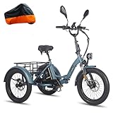 Fafrees 2025 F20 Mate Fat Klapprad E-Bike Dreirad für Erwachsene 20 Zoll 48V...