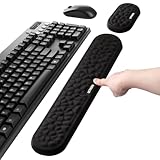 LETREEN Handballenauflage für Tastatur und Maus, Handgelenkauflage mit...