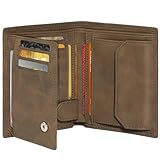 Tomylv Geldbörsen Herren, RFID-blockierende Leder Portmonee Herren mit 11...