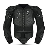 Leatherick Motorrad-Schutzjacke – Ganzkörperpanzer-Brustschutz für Männer...