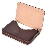 Visitenkartenetui, Flip-Stil, PU-Leder, Hochwertiger Business-Kartenhalter mit...