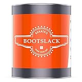 BEKATEQ BE-400 Premium Bootslack farblos glänzend, 1 Liter I Klarlack für...