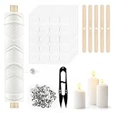 6100cm Kerzendocht, Rauchfrei Dochte für Kerzen, Kerzendochte für Kerzen Set...