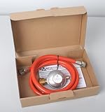 Gazcamp Flexibles Schlauch-Regler Set für Grills, Heizungen & Strahler an 3kg,...