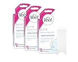 Veet PURE Kaltwachsstreifen – Geeignet für sensible Haut – Anwendung für...