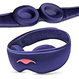 Manta Silk Schlafmaske - Luxuriöse Augenmaske aus reiner Seide, sanft zu Haut...
