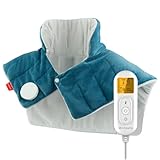 Comfytemp Voll gewichtetes Heizkissen für Nacken Schulter mit 9 Wärmestufen...