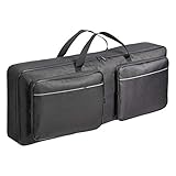 Amazon Basics Keyboard-Gigbag für tragbare E-Pianos mit 61 Tasten, gepolstert,...