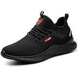 Calish Sicherheitsschuhe Herren Damen Arbeitsschuhe Leicht Stahlkappenschuhe...