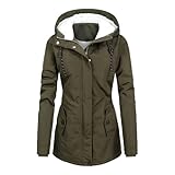 Damen Parka Winter,Damen Wintermantel Winter Warm Steppmantel Wasserdicht Lang...