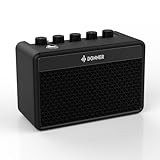 Donner Mini Gitarrenverstärker Combo Amp 5W, tragbarer wiederaufladbarer...