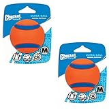 CHUCKIT Ultra Ball - Spielzeug für Hunde - Doppelpack - 2 x Gr. M 6 cm 1 Pack