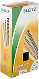 Leitz 35043 Plastikbinderücken, A4, Kunststoff, 12 mm, 95 Blatt, 100 Stück,...