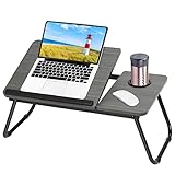 MorNon Faltbare Laptoptisch 55x32x25cm Tablet Tisch Betttisch Betttablett...