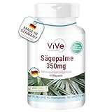 Sägepalme-Extrakt 350 mg - 60 Kapseln - Vegan - 25% Fettsäuren | Qualität aus...