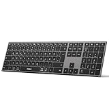 Inateck Kabellose Tastatur,KI-Funktion Bluetooth Tastatur mit 3 Bluetooth...