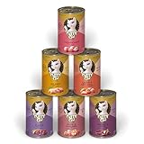 KITTY Cat Paté Mix 3, 6 x 400 g, Nassfutter für Katzen im Probierpaket,...