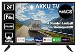 Reflexion LEDA24OSBT Smart LED Akku Fernseher powered by webOSHub, 60 cm/24...