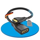 Sonero® Mini HDMI auf 4K HDMI Portsaver Adapter, Premium High Speed, Mini HDMI...