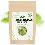 Curly Superfood Gerstengras Pulver Bio 500g - 100% naturreine BIO...