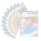jijAcraft 9 x 12 CM Klein Mylar Beutel, Zip Beutel Geschenk, 100 Stück...