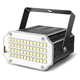 48 Led Stroboskop Disco Licht, Stroboskop Musikgesteuert Disco Blitzlicht für...