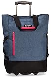 Punta® Einkaufstrolley 33L Graublau | Einkaufstrolley modern mit Skater-Rollen...