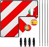 WISCRAFTER Warntafel für Spanien und Portugal Fahrradträger,3 In 1 Alu...