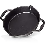 BBQ Nerd Gusseisenpfanne zum Grillen, Rösten, Anbraten - Grillpfanne Ø 25 cm...