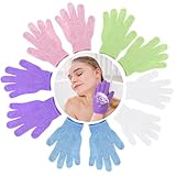 KEYRI 10 Stück Peelinghandschuh, Peeling-Handschuhe Exfoliating Gloves für...