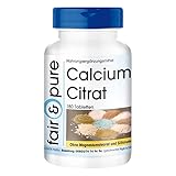 Fair & Pure® - Calciumcitrat - 300mg Calcium pro Tablette - 180 Tabletten -...