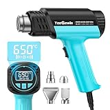 Yeegewin 2000W Heißluftpistole, 50-650℃ Temperatureinstellung mit...