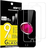 NEW'C 2 Stück für iPhone 7 und iPhone 8 für Panzerglas, Frei von Kratzern, 9H...