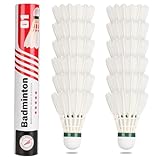 Philonext Badminton Federn, Goose Federn, Stall und langlebig, Sport, Training,...