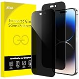 JETech Sichtschutz Full Screen für iPhone 14 Pro Max 6,7 Zoll, Anti-Spy Panzer...