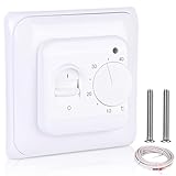 Manuell Raumthermostat Fußbodenheizung, 230V 16A Standard Elektrisch Regler mit...