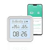 DIFCUL WIFI Thermometer Hygrometer - Mini LCD Digital Thermometer Hygrometer...