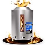 ErlebnisFeuer Tischfeuer M [rauchfrei] Outdoor-Tischkamin für Pellets & Holz -...