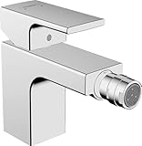 hansgrohe Einhebel-Bidetmischer Vernis Shape, Bidetarmatur mit Zugstange,...